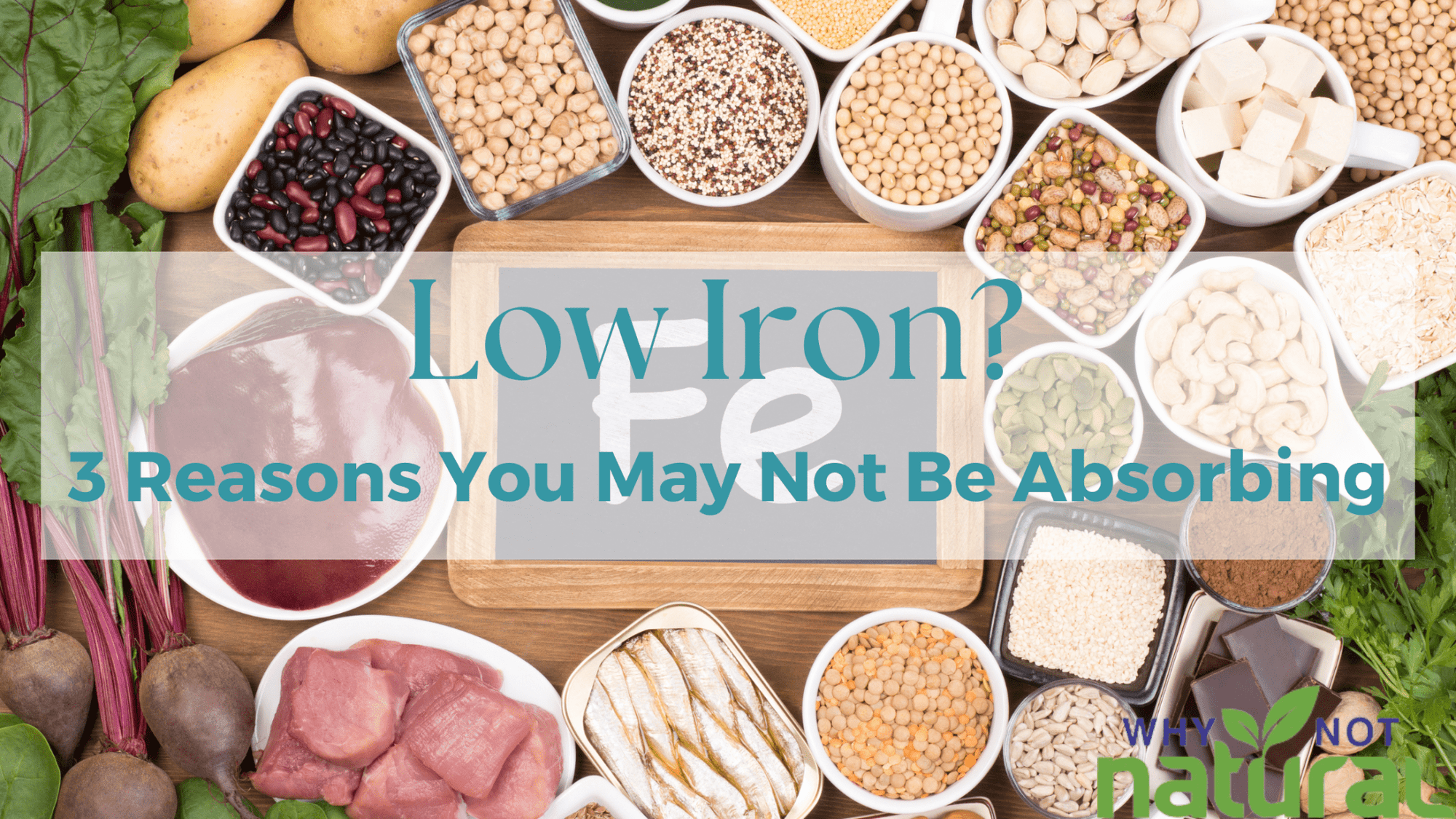 3 Reasons You May Not be Absorbing Iron - WhyNotNatural