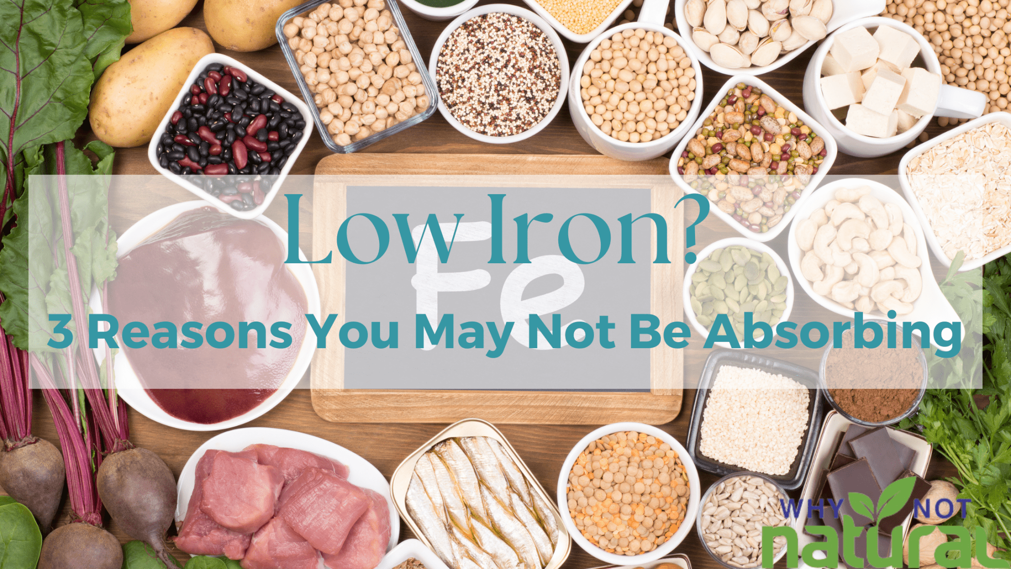 3 Reasons You May Not be Absorbing Iron - WhyNotNatural