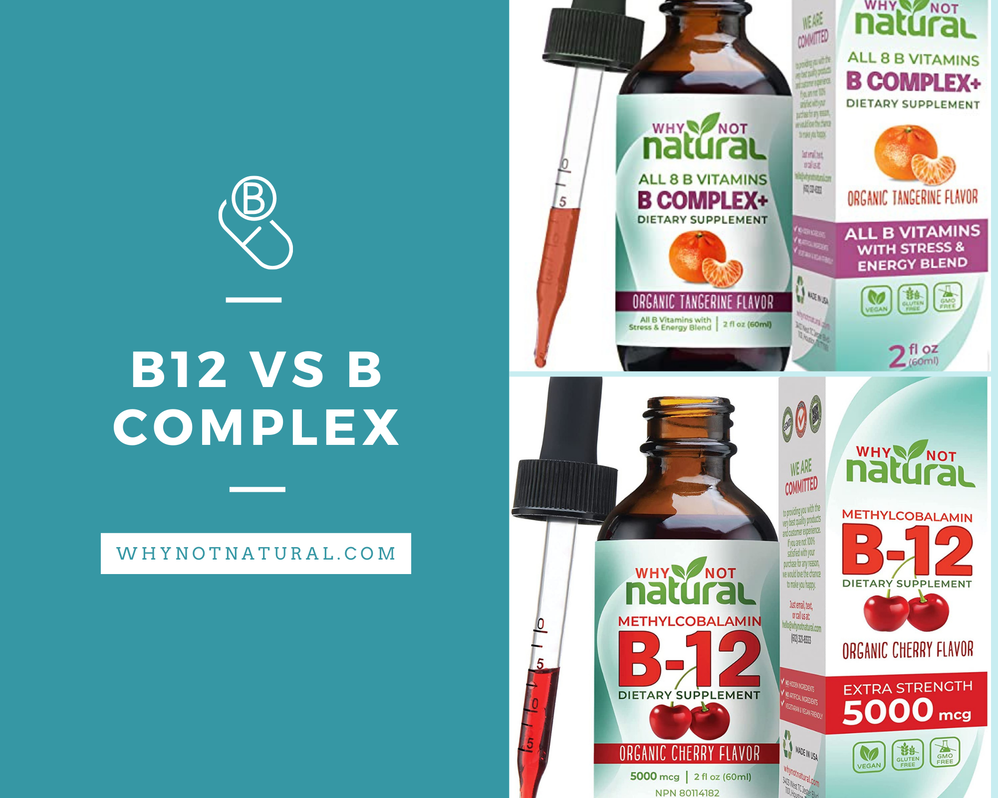 Vitamin B12 Versus B Complex - Which Is Better? – WhyNotNatural