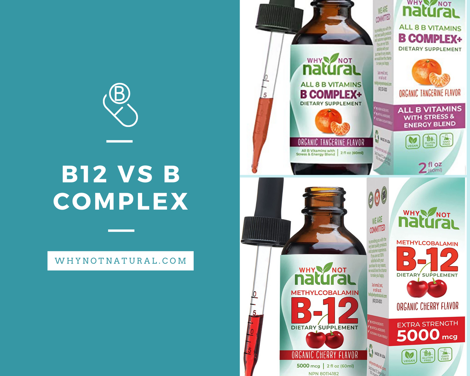 Vitamin B12 Versus B Complex Which is Better? WhyNotNatural