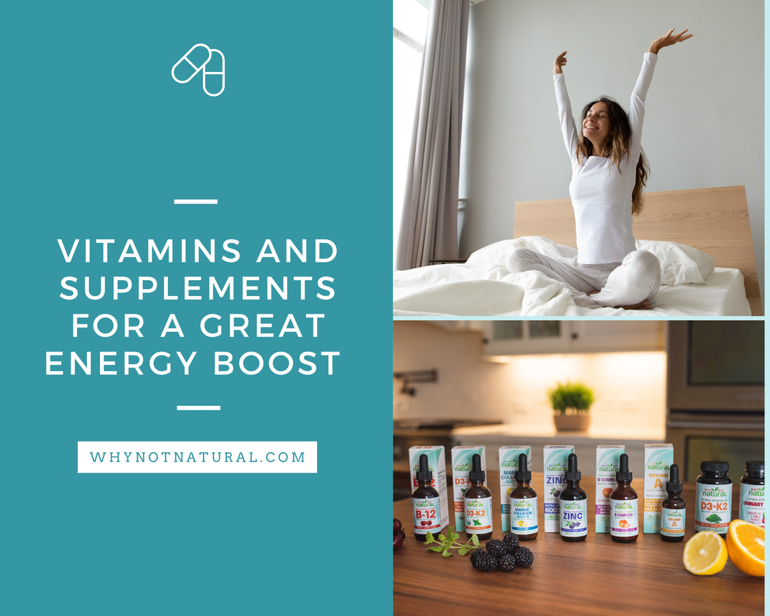 Vitamins and supplements for a great energy boost