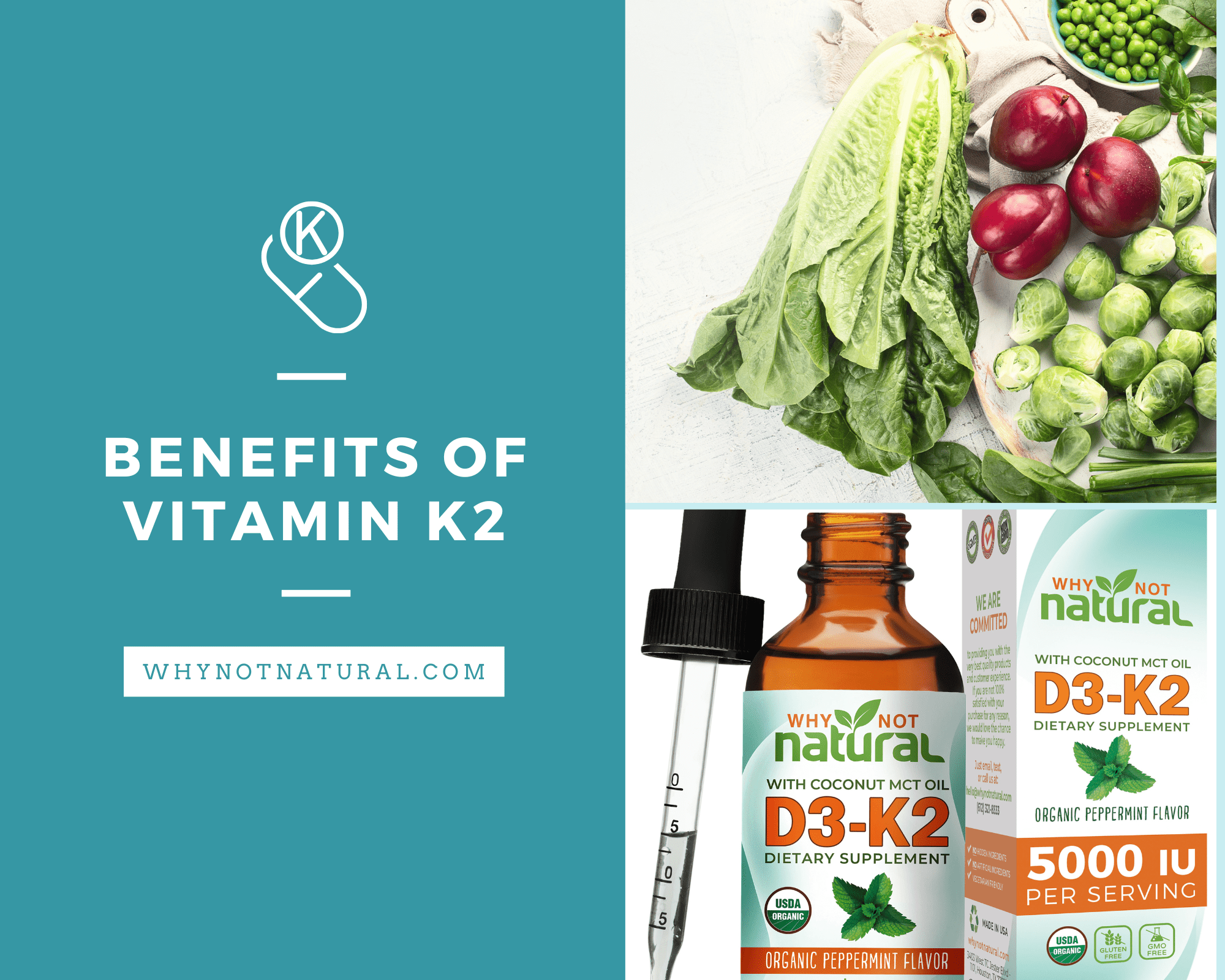 Benefits Of Vitamin K2 - WhyNotNatural