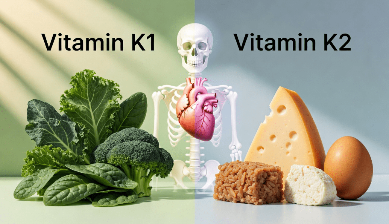 Vitamin K1 vs Vitamin K2 Differences: Key Benefits, Sources, and Why It Matters for Health - WhyNotNatural