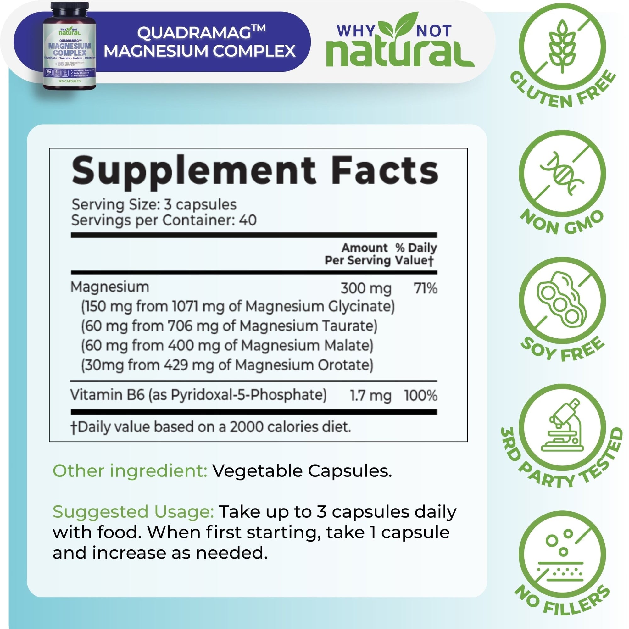 4 - in - 1 Magnesium Complex - WhyNotNatural