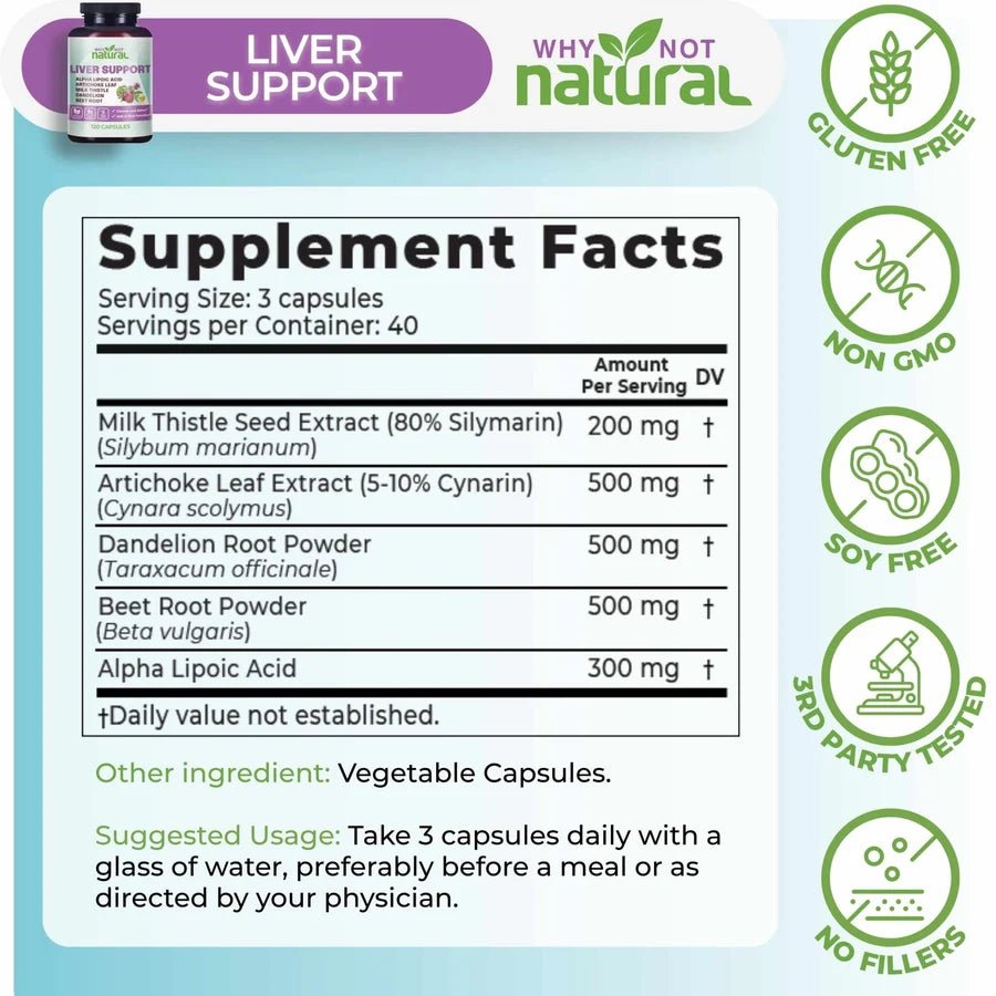 5-in-1 Liver Health Formula - WhyNotNatural