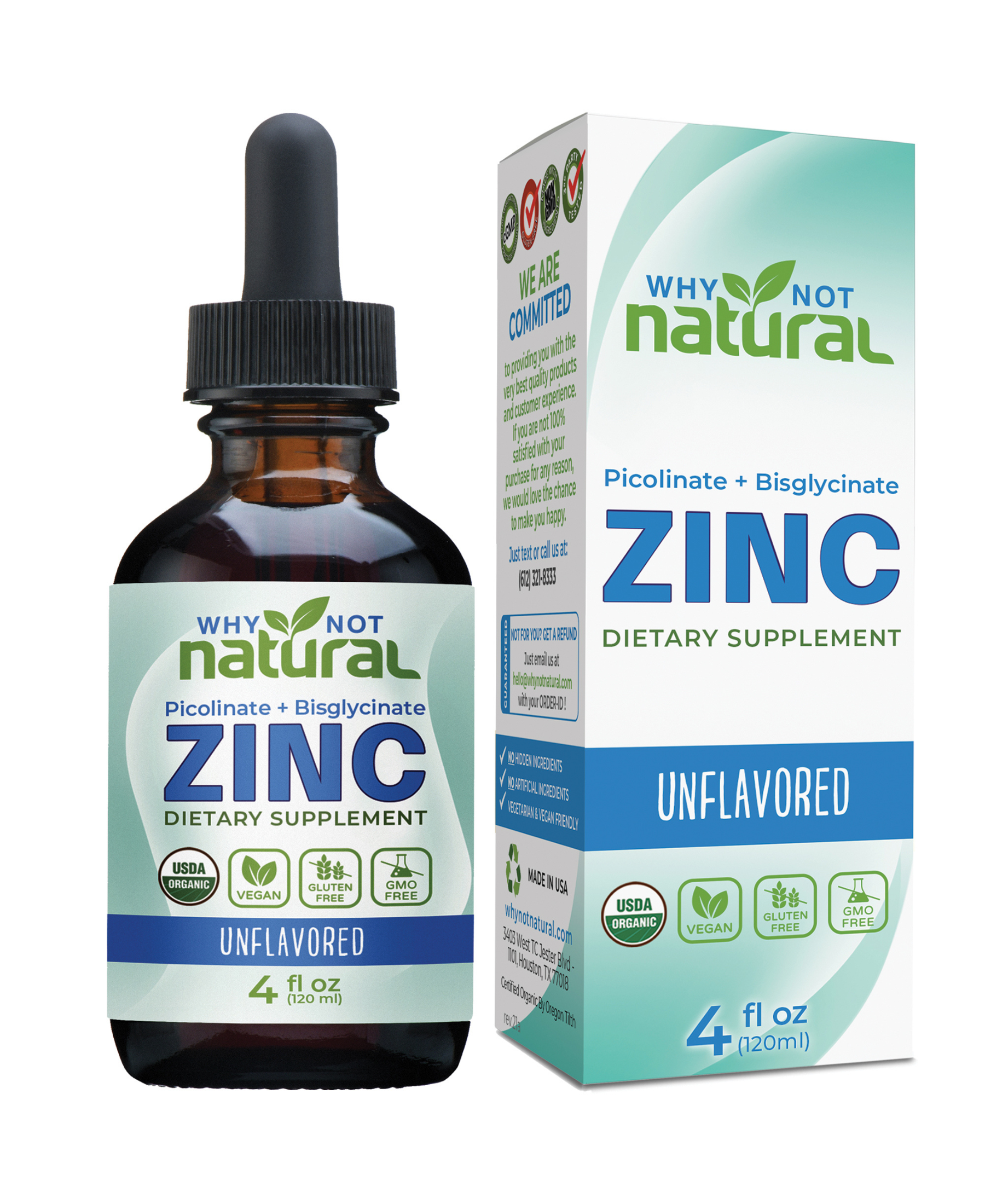 Liquid Zinc Picolinate + Bisglycinate