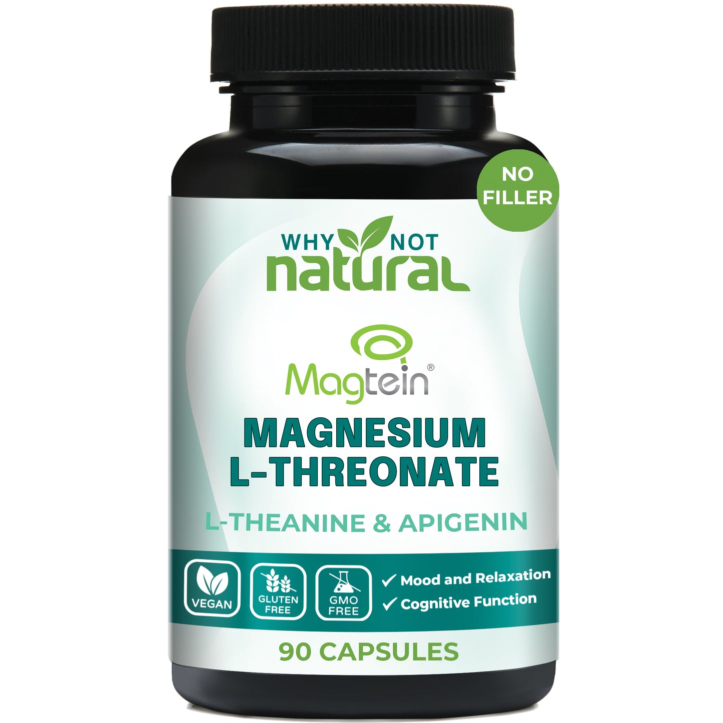 Magnesium L-Threonate (Magtein®) Complex with Apigenin and L-theanine