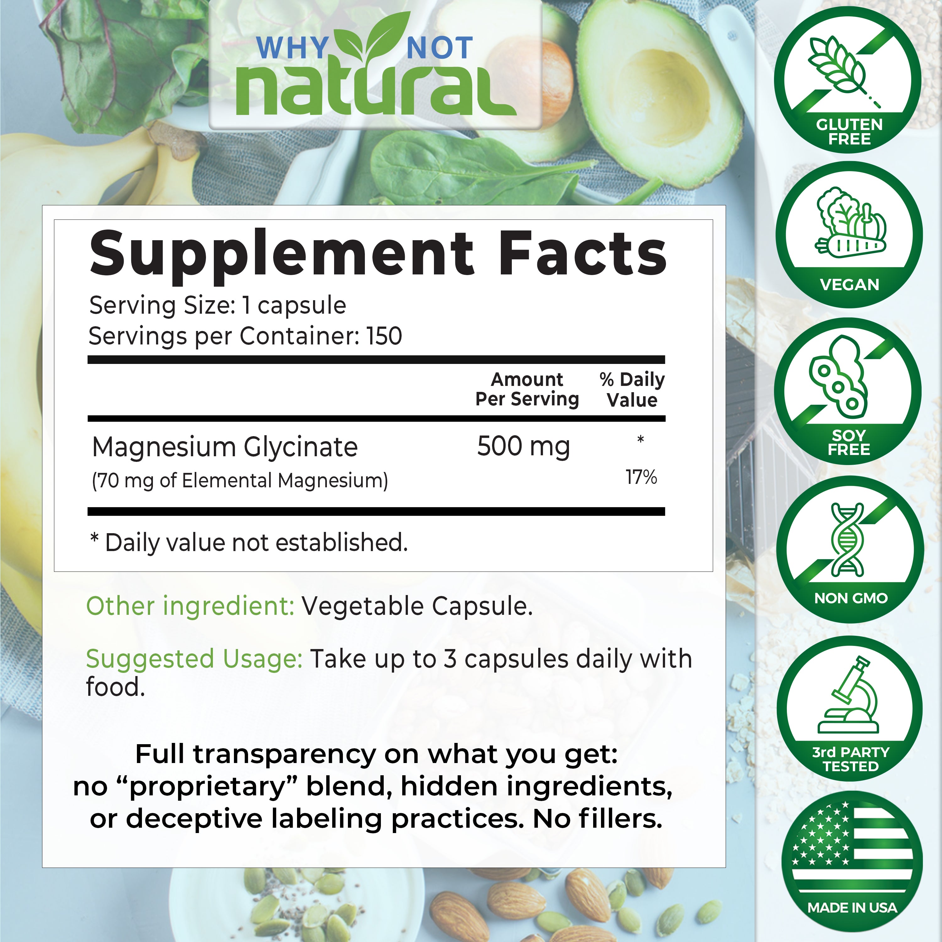 Magnesium Glycinate Capsules