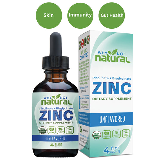 Organic Liquid Zinc Picolinate and Bisglycinate