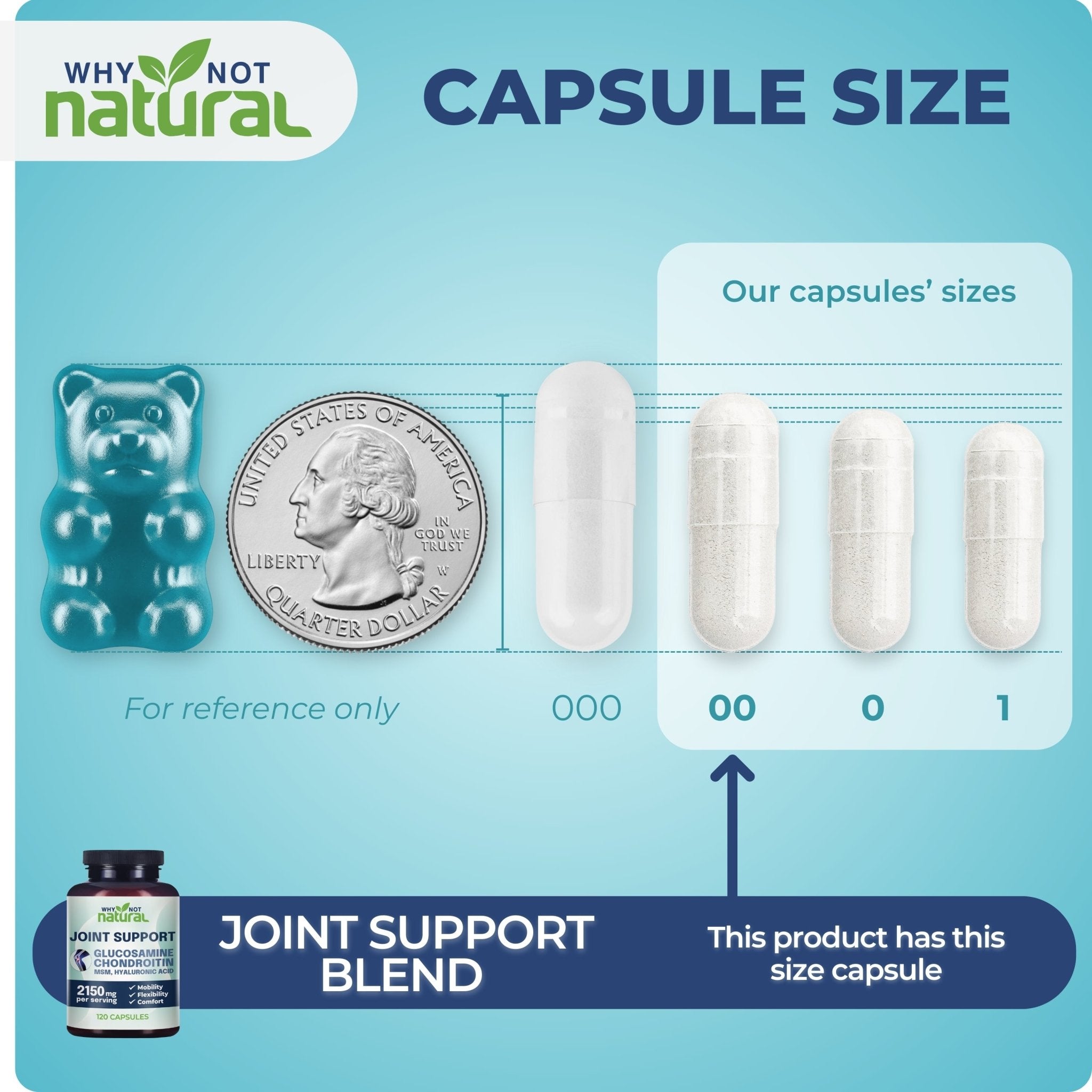 Glucosamine Chondroitin MSM, Joint Support - WhyNotNatural