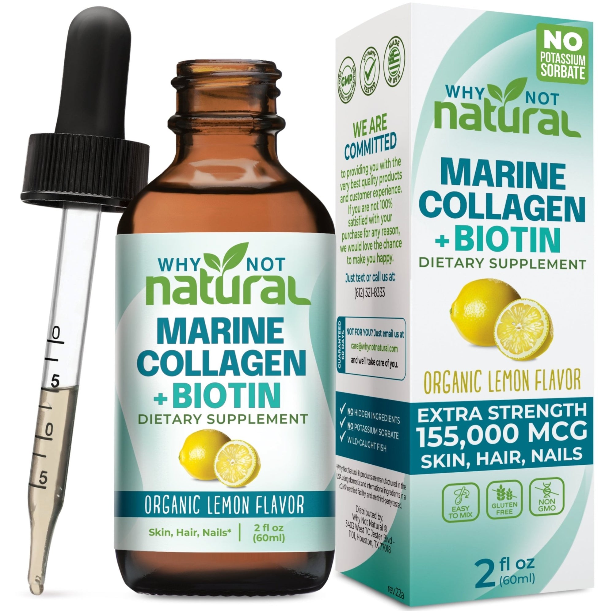 Liquid Marine Collagen + Biotin - WhyNotNatural