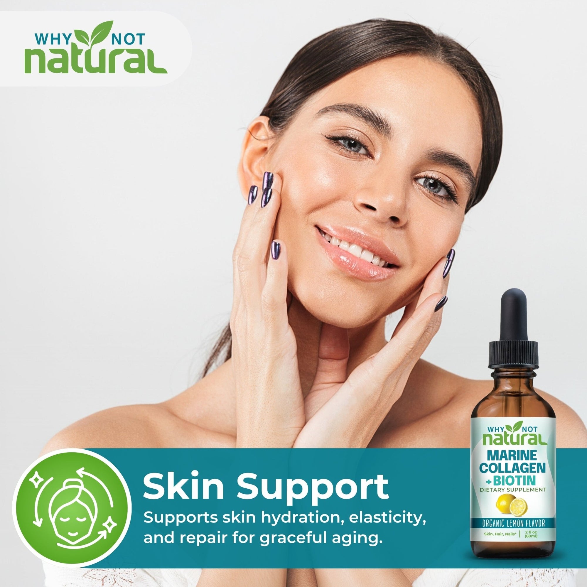 Liquid Marine Collagen + Biotin - WhyNotNatural