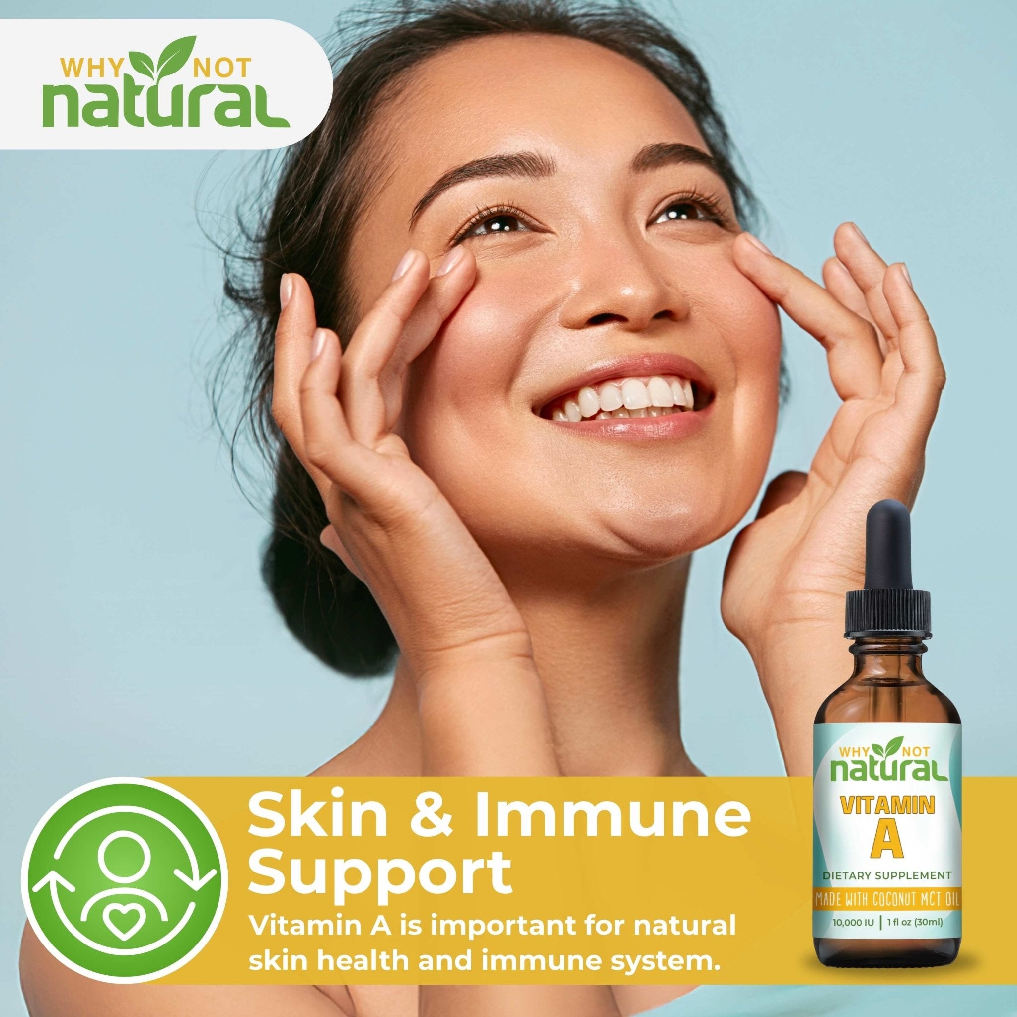 Liquid Vitamin A (10,000 IU) - WhyNotNatural