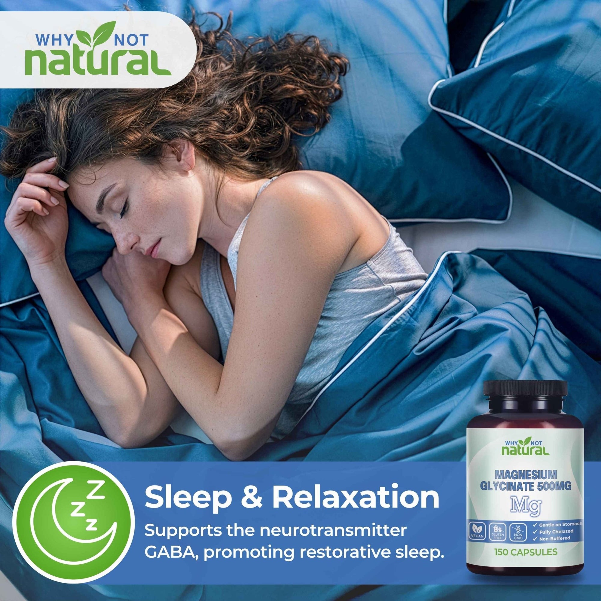 Magnesium Glycinate 500mg - WhyNotNatural