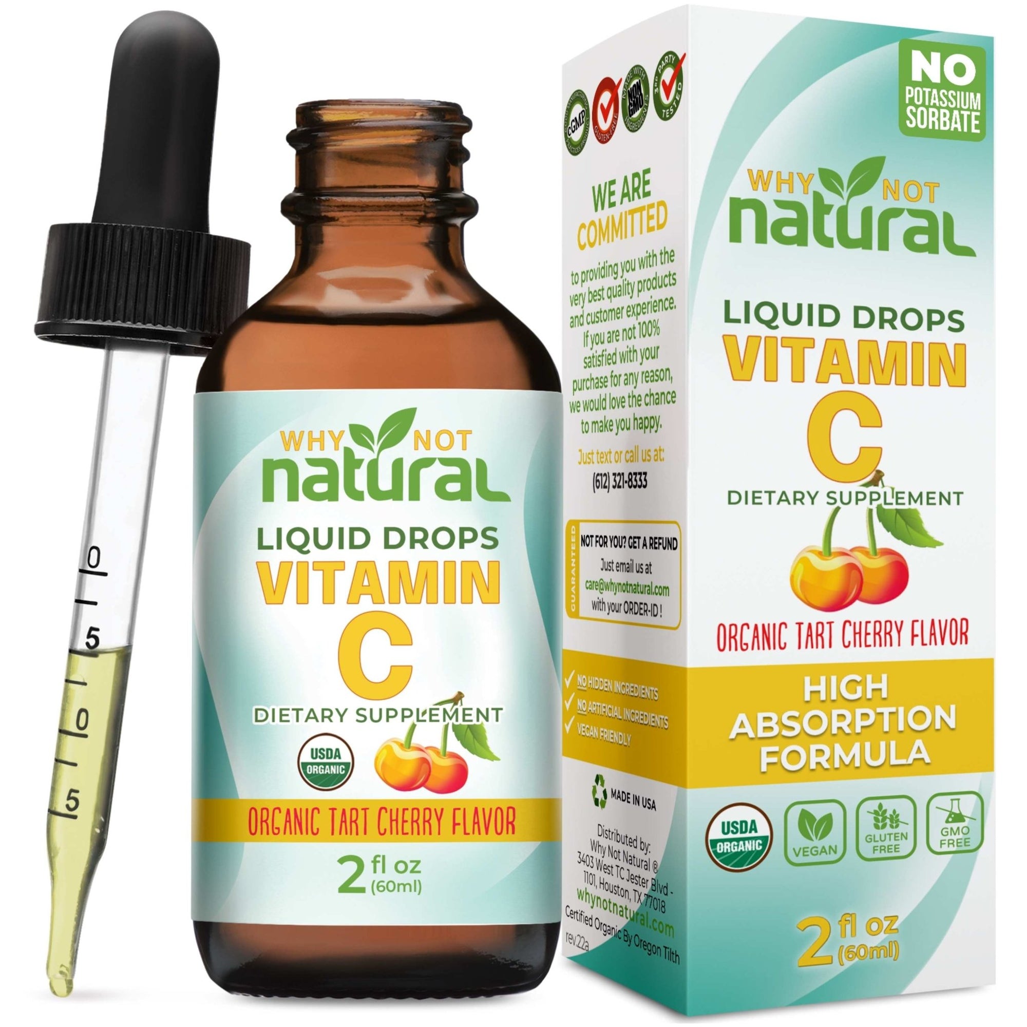 Organic Liquid Vitamin C - WhyNotNatural