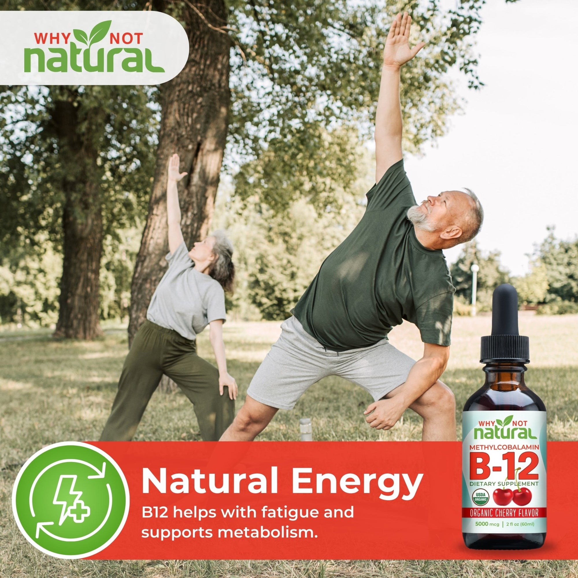Organic Vitamin B12 Liquid - WhyNotNatural