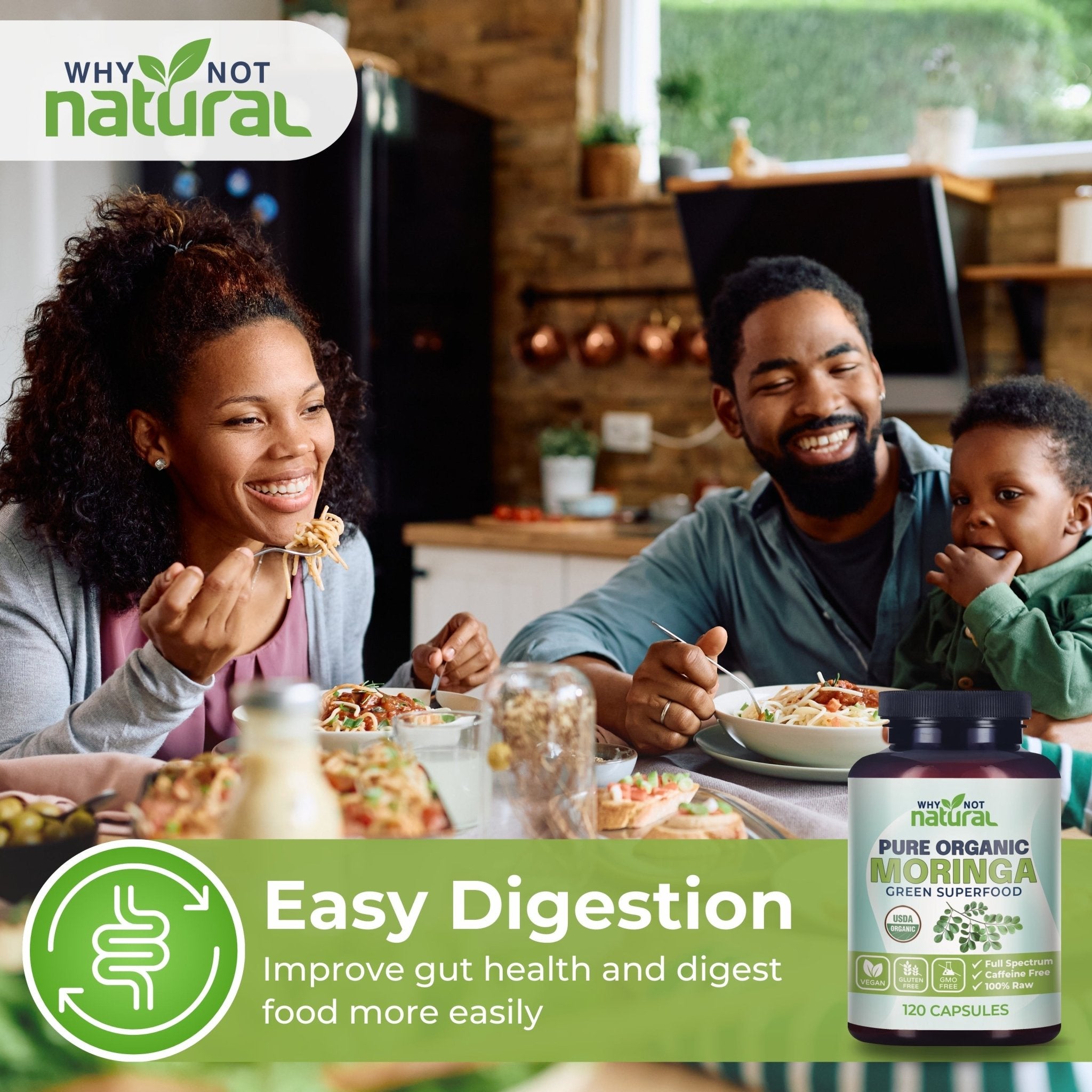 USDA Organic Moringa - WhyNotNatural