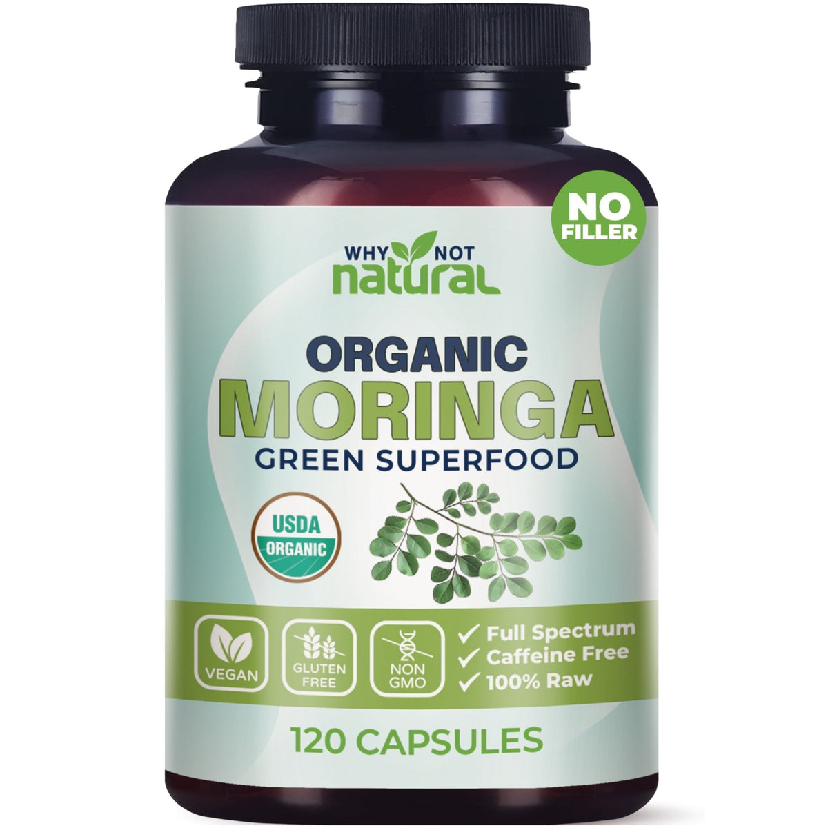 USDA Organic Moringa - WhyNotNatural