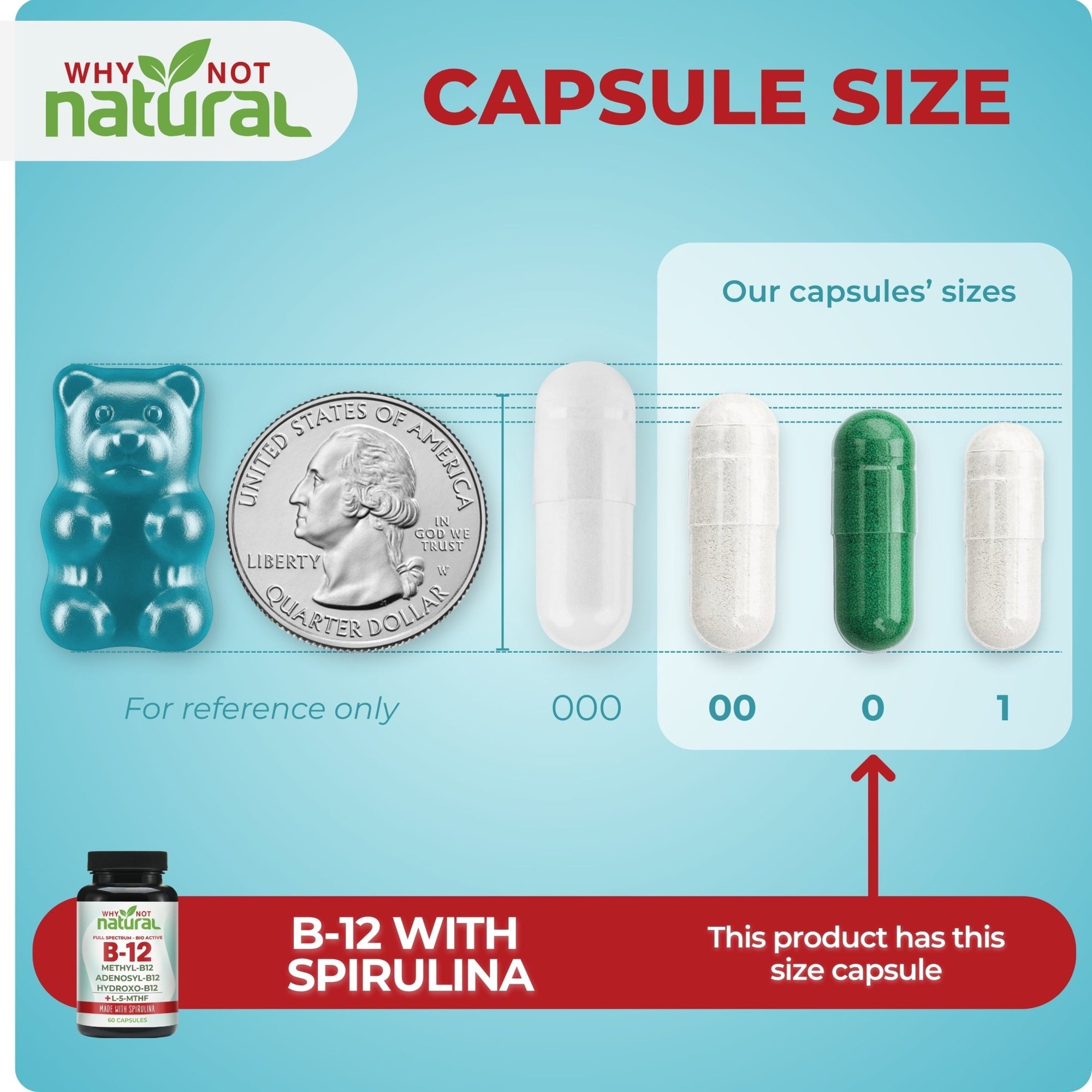 Vitamin B12 Full-Spectrum Capsules - WhyNotNatural