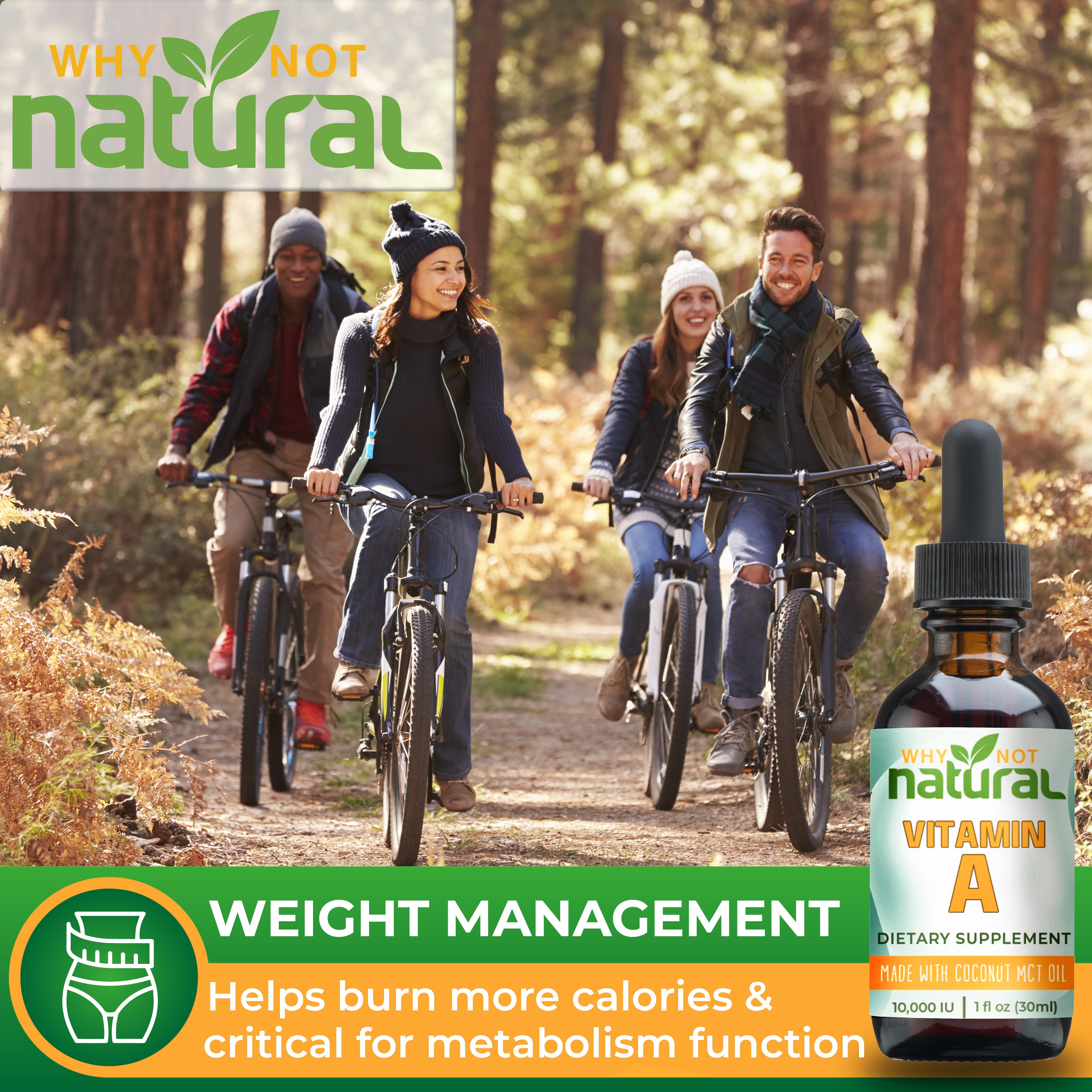 WEIGHT MANAGEMENT: Helps burn more calories & critical for metabolism function