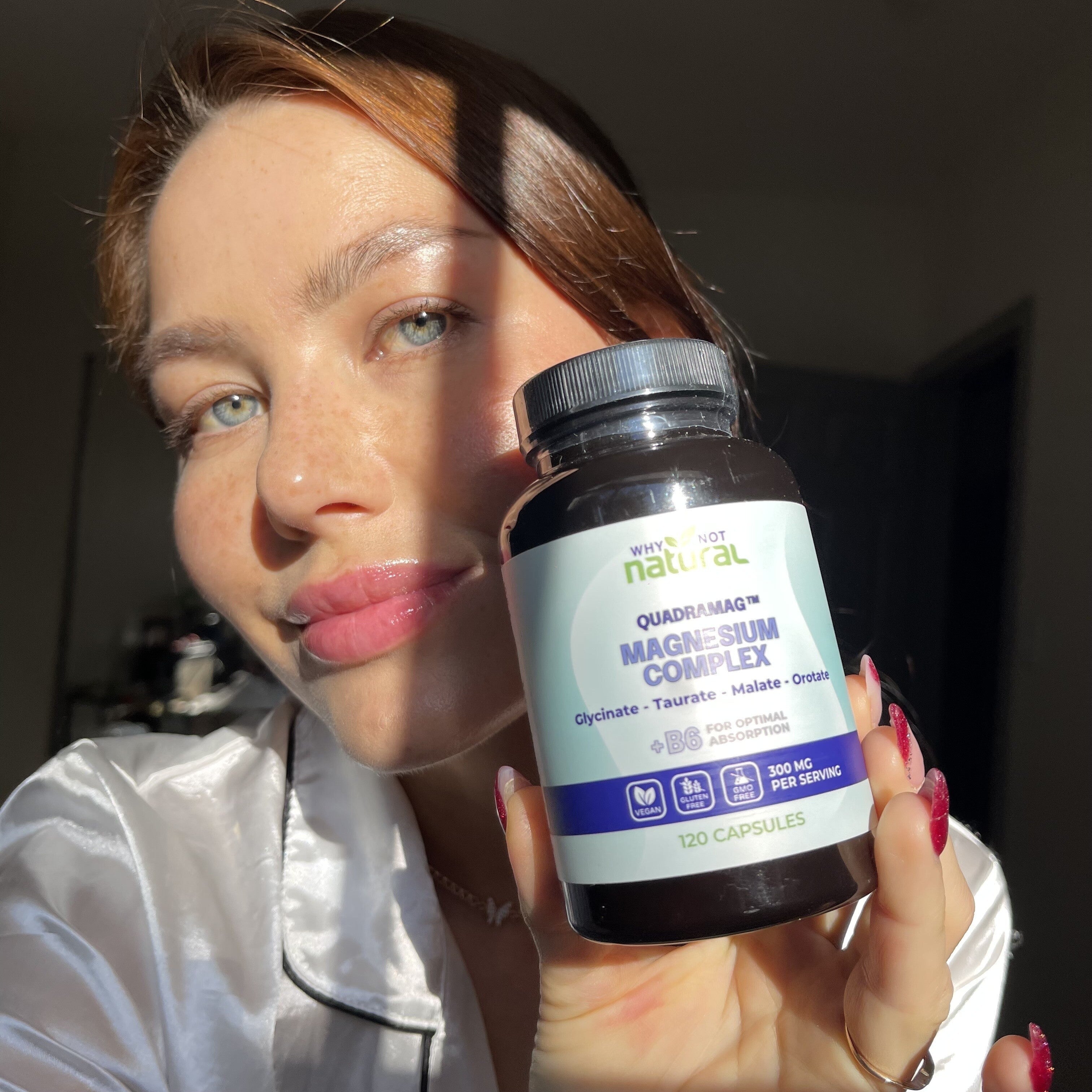 Real Why Not Natural customer with 4-in-1 Magnesium Complex — afternoon energy